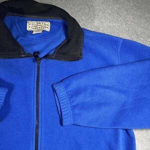Colorado Timberline 100% Polyester authentic outerwear Men’s large Fleece Jacket